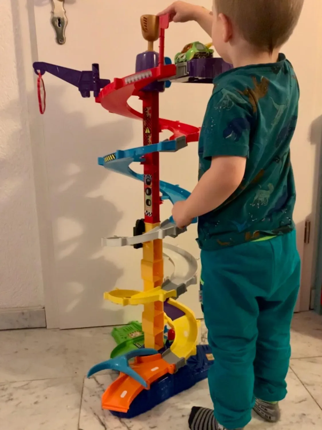 VTech Tut Tut Baby Flitzer 2-in-1 Turboturm Spielset mit Auto