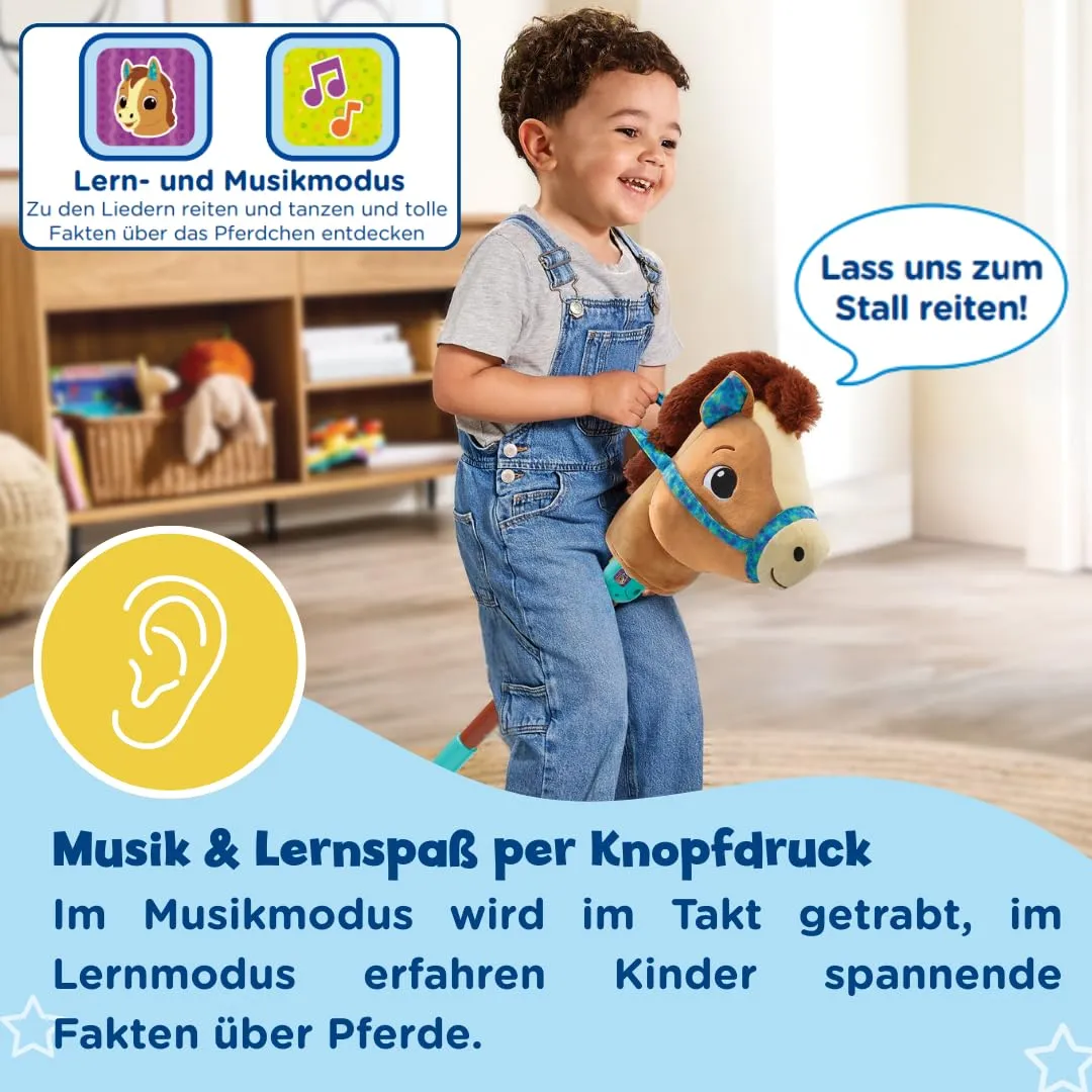 VTech Galoppier-mit-Mir Pferd Steckenpferd Sound