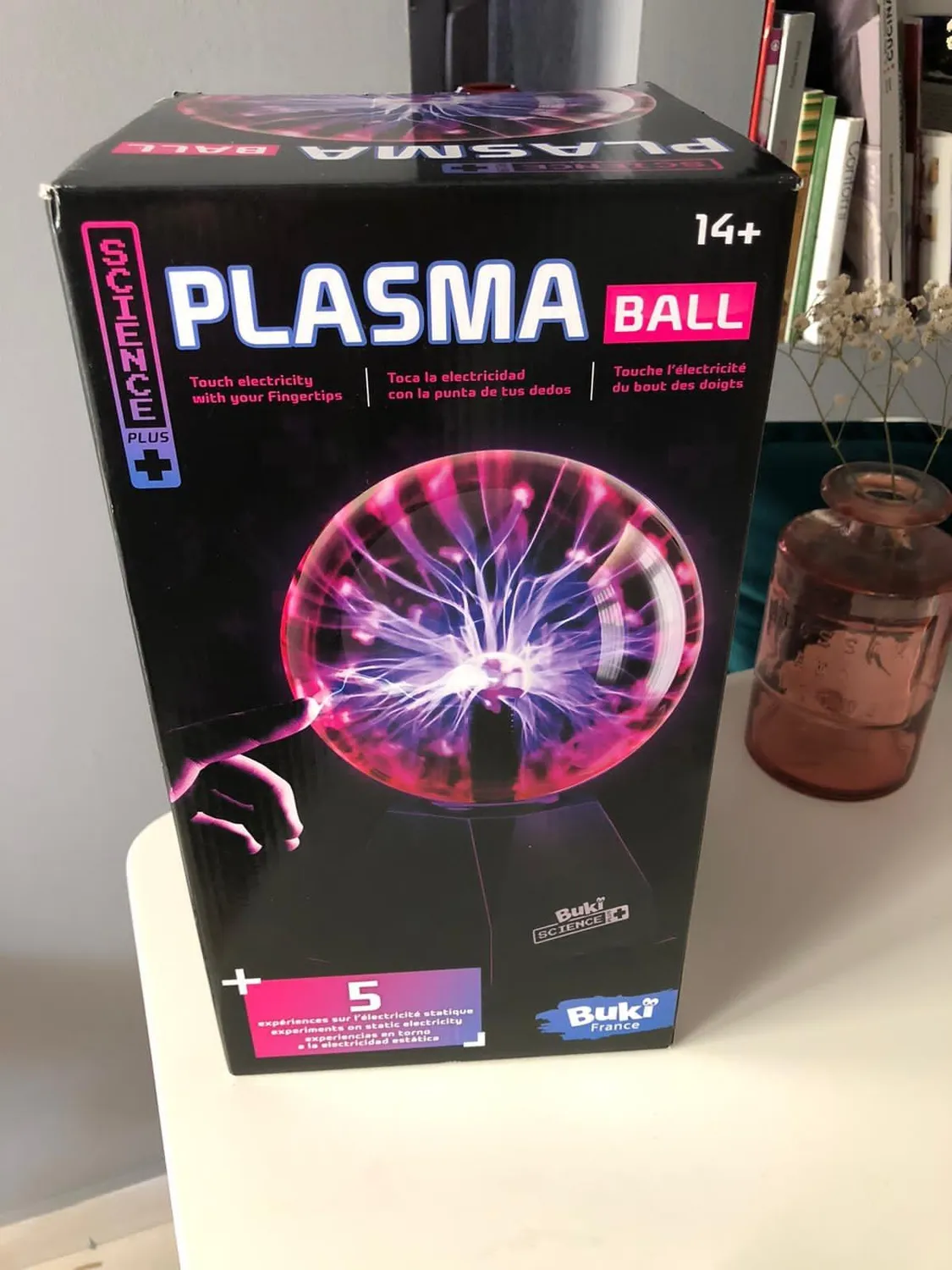 Buki SP001 Plasmakugel Experimentierset violett 15 cm