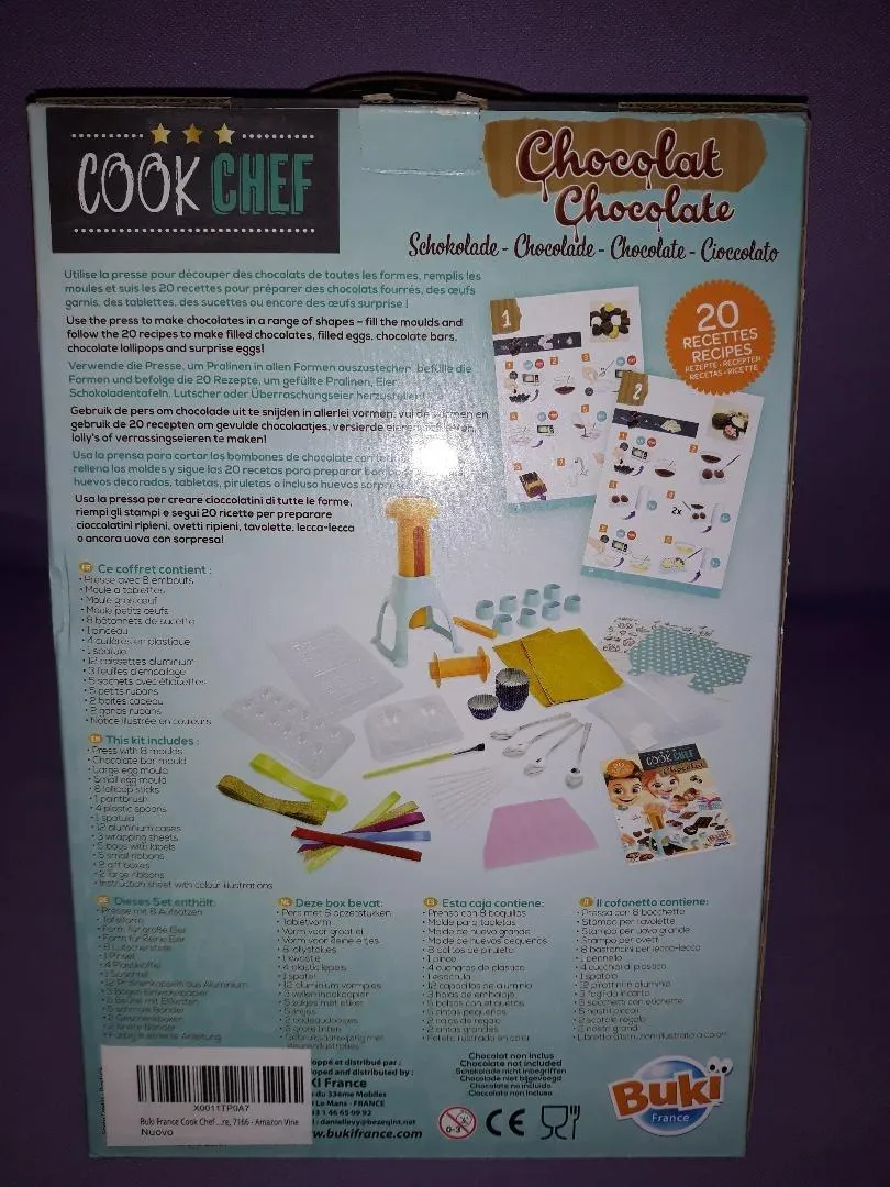 Buki France Cook Chef Schokolade Experimentierkasten 20 Rezepte