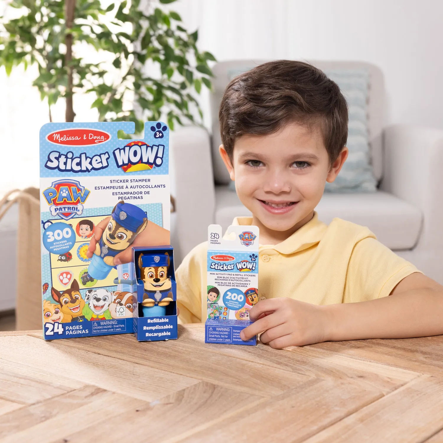 Melissa & Doug Sticker WOW! PAW Patrol Chase Sticker-Set 500 Teile ab 3 Jahre