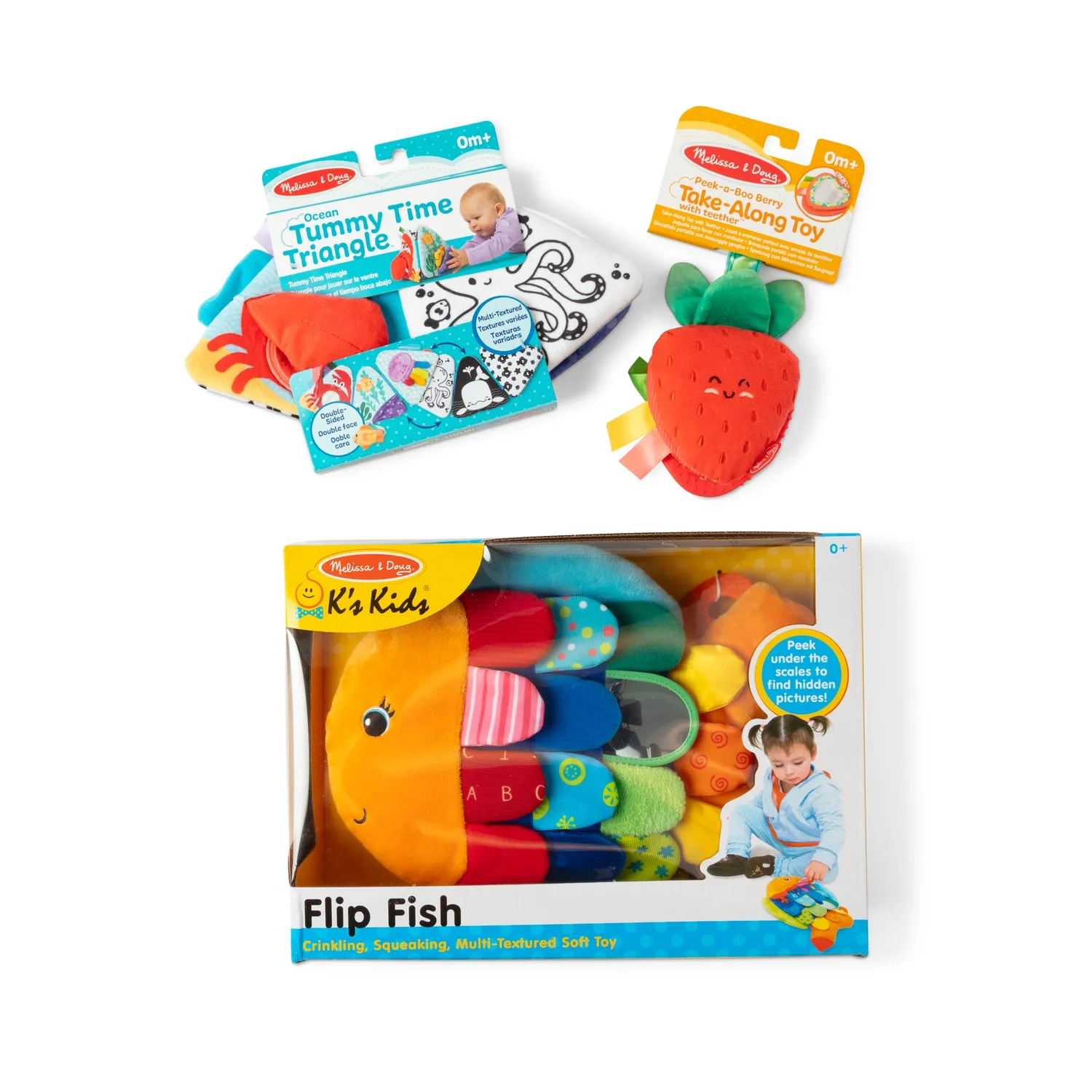Melissa & Doug Baby Sensory Play Geschenkset 3-teilig Babys
