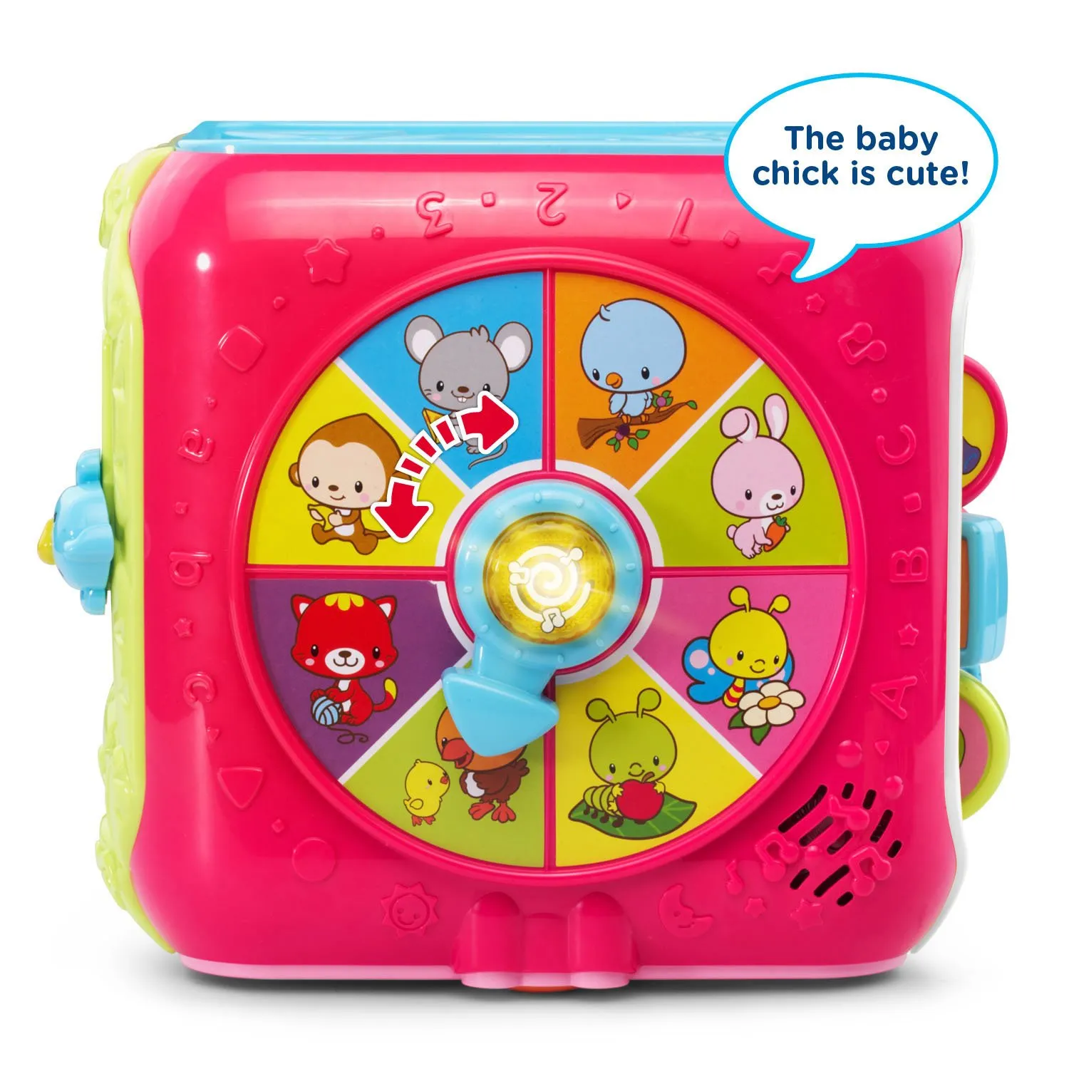 VTech Sortier- Entdeckungs-Aktivitätswürfel rosa 9 Monate