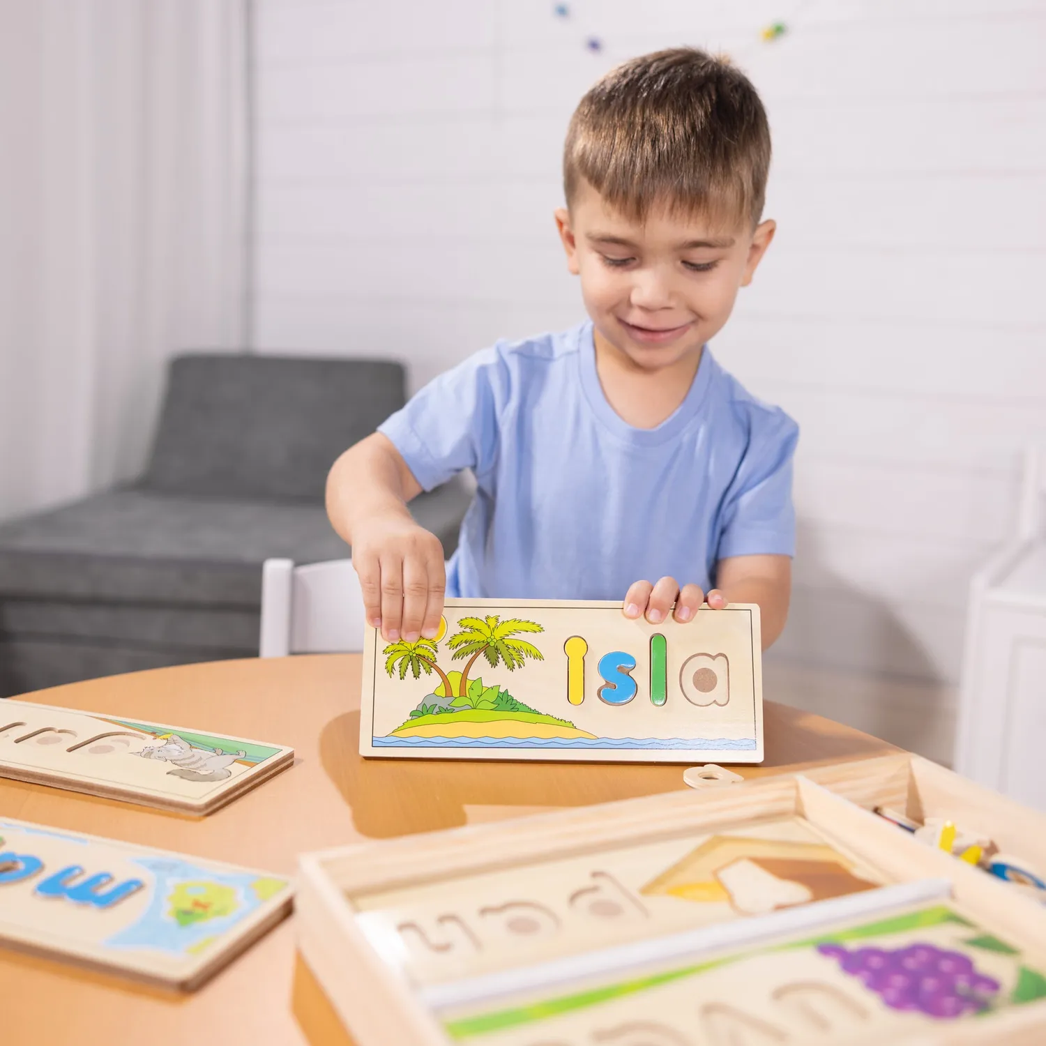 Melissa & Doug Spanish See & Spell Learning Toy Lernpuzzle