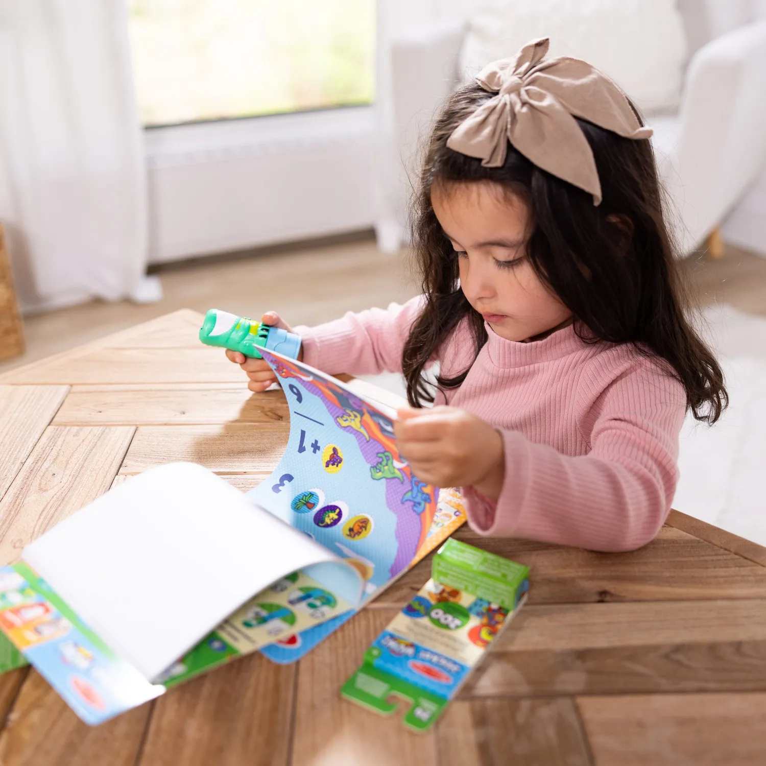 Melissa & Doug Sticker WOW! Dino Sticker-Set mit Stamper 500