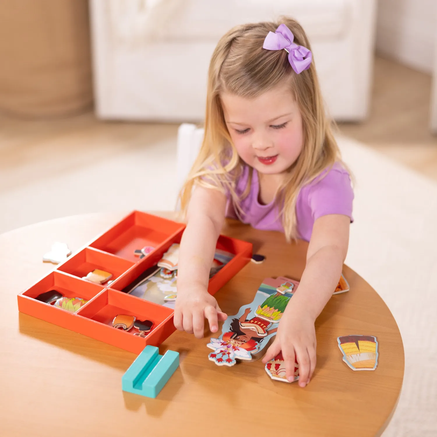 Melissa & Doug Disney Moana Magnetpuppe Anziehspiel Holz 30-tlg