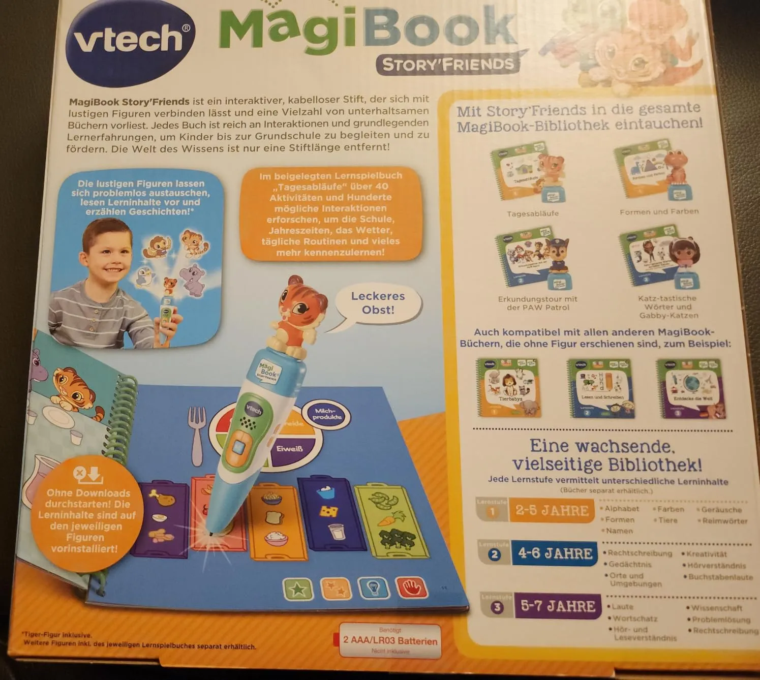 VTech MagiBook Story'Friends Starter-Set Lernstift Bücher