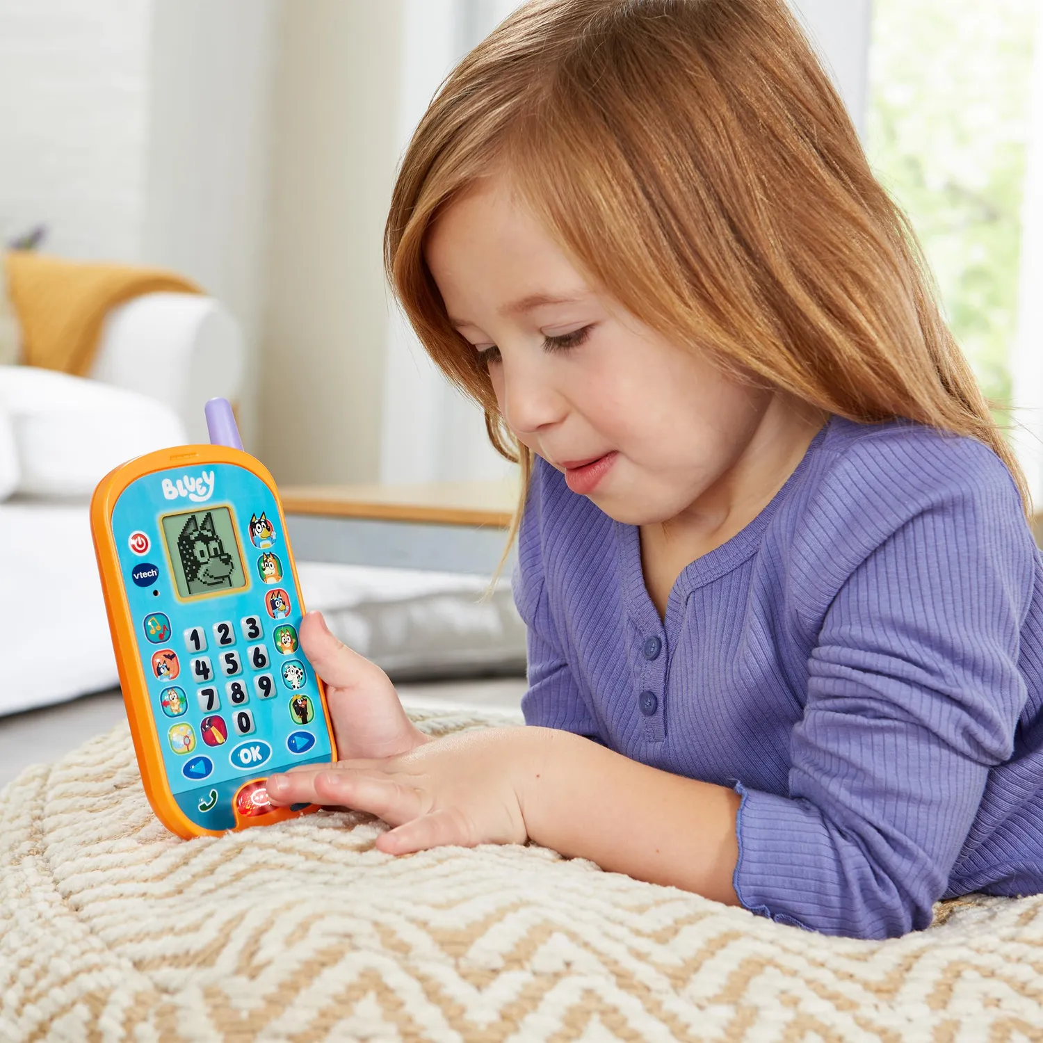 VTech Bluey Lernhandy Lernspielzeug mit Originalstimmen 3-6 Jahre