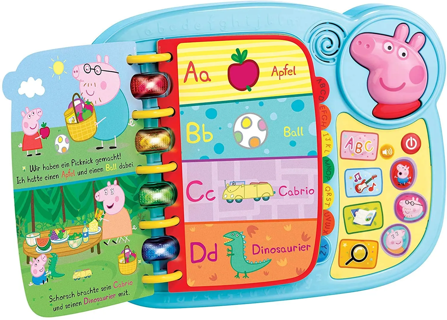 Vtech Peppas ABC-Buch Lernbuch für Kinder 2-5 Jahre