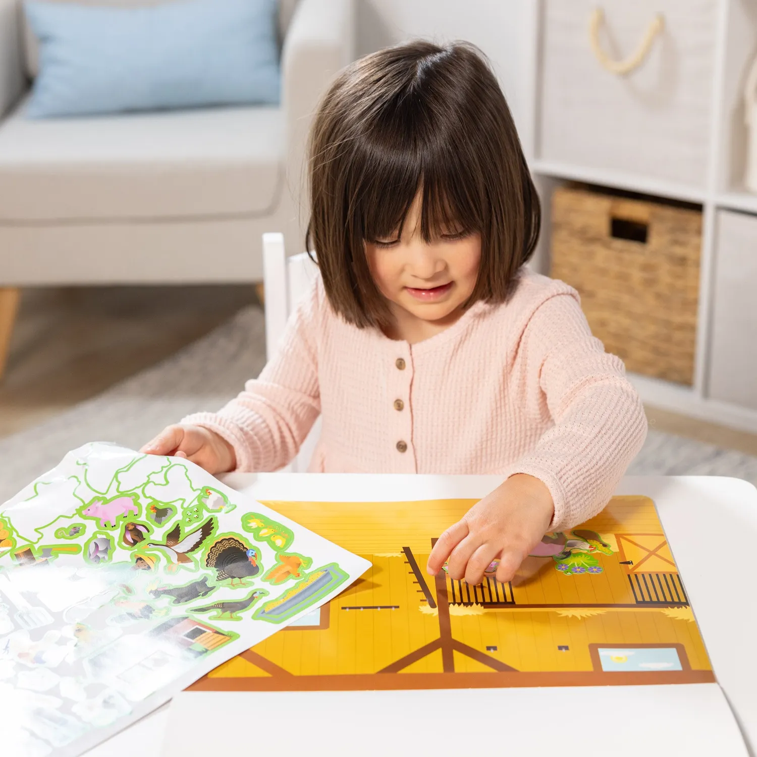 Melissa & Doug Sticker Pad Farm Stickerbuch 280 Sticker Bauernhof
