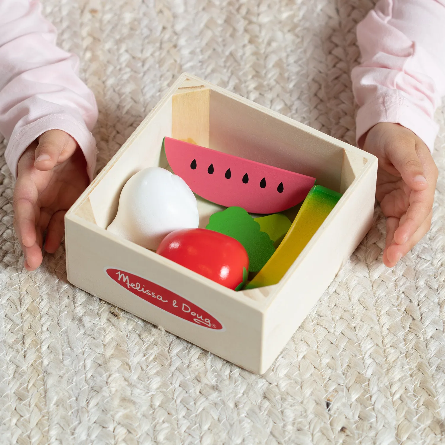 Melissa & Doug Food Groups Obst Gemüse Holzset