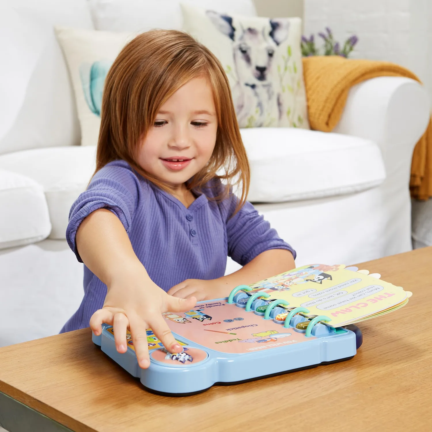 VTech Bluey Interaktives Lernspielbuch 14 Seiten mit Originalstimmen