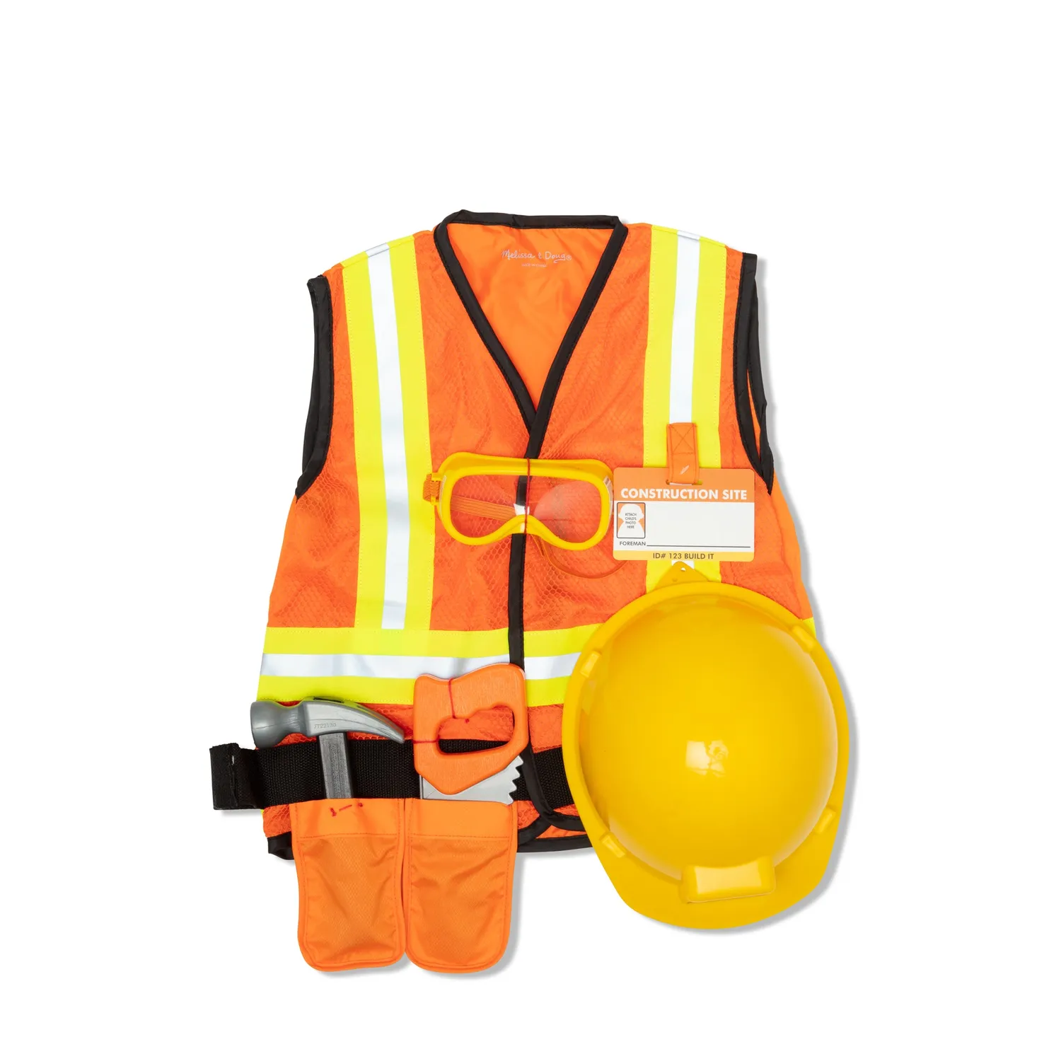 Melissa & Doug Construction Worker Bauarbeiter-Verkleidung