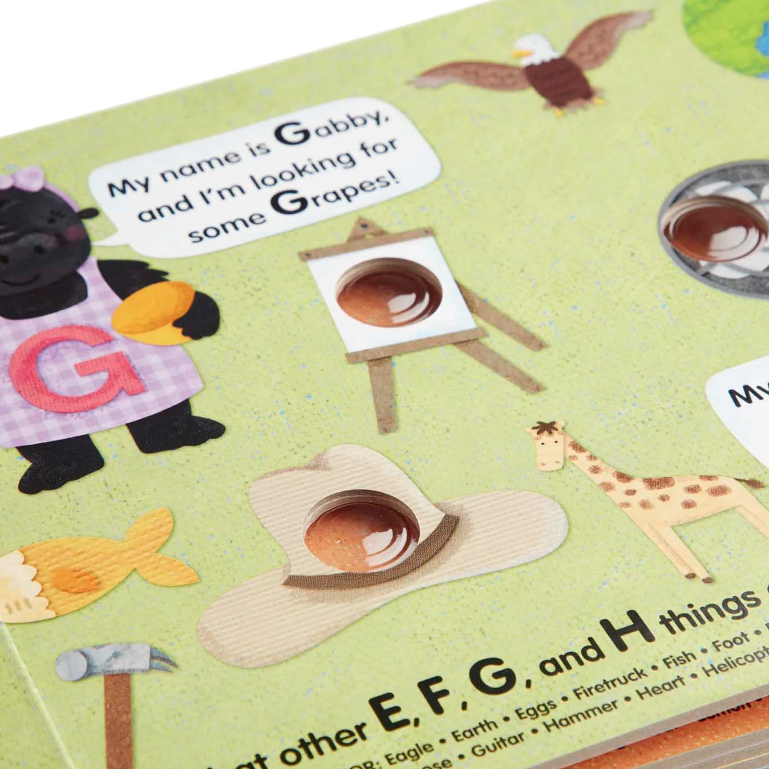 Melissa & Doug Poke-a-Dot Alphabet Pappbilderbuch ABC