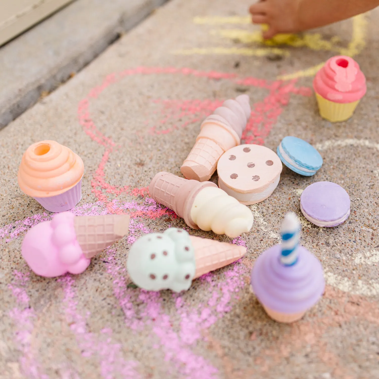Melissa & Doug Sweet Treats Kreide-Set Eis 12-teilig