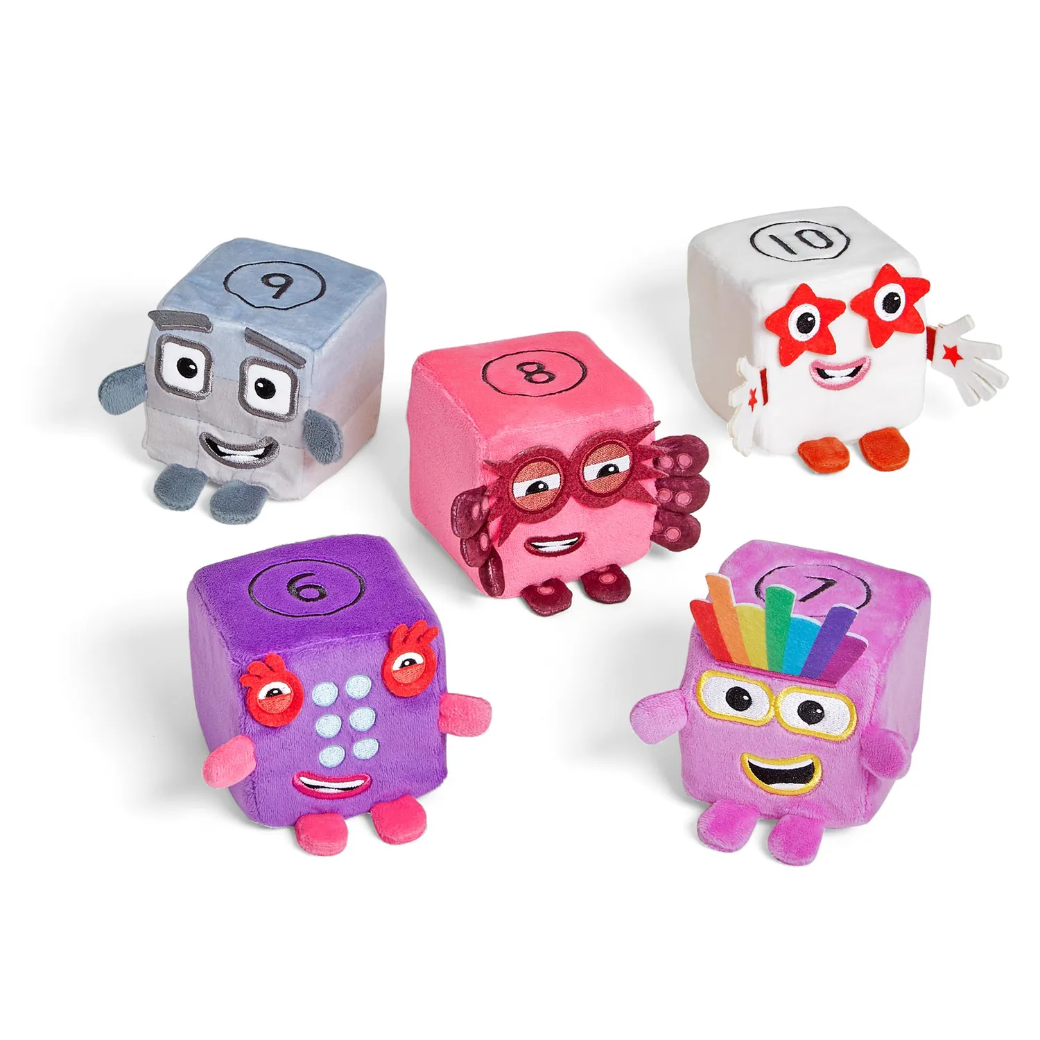 Learning Resources Numberblocks Blockets 6-10 Plüsch Set