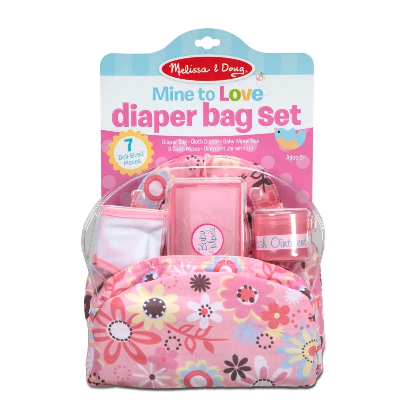 Melissa & Doug Mine to Love Puppen-Wickeltasche 5-teilig Stoff