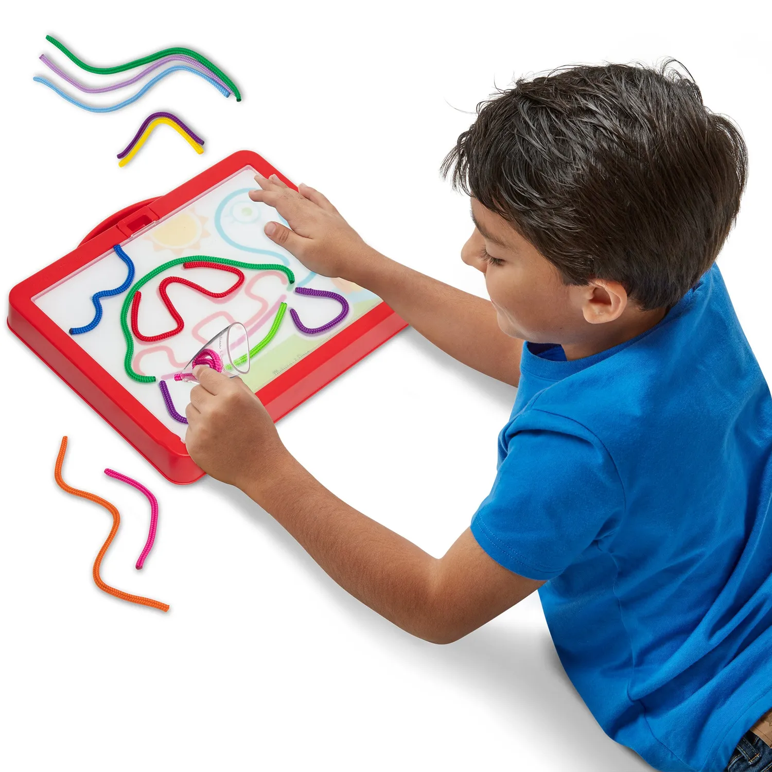 Melissa & Doug Rainbow Cord Picture Pattern Maker Bastelset Kordel