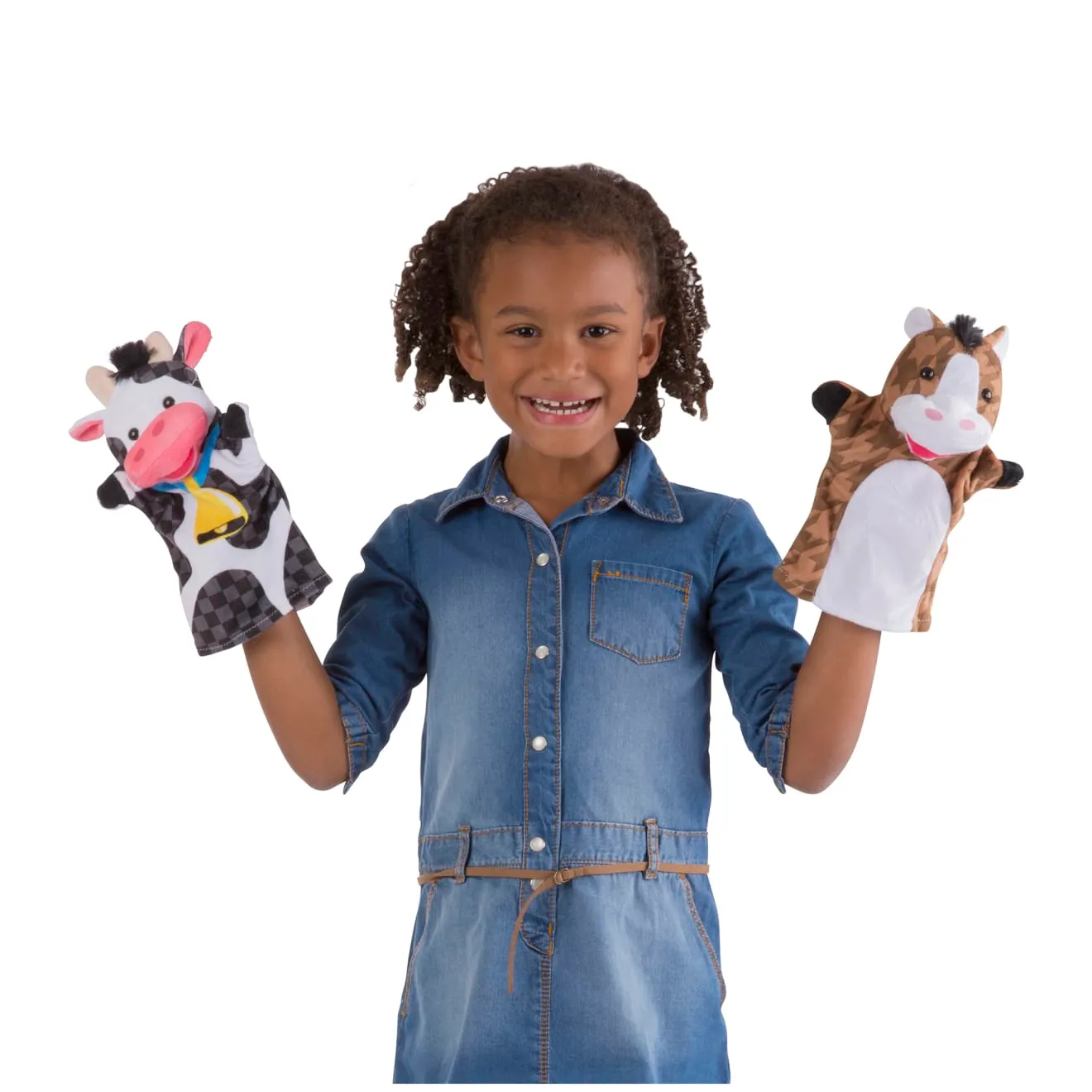 Melissa & Doug Farm Friends Handpuppen 4er-Set