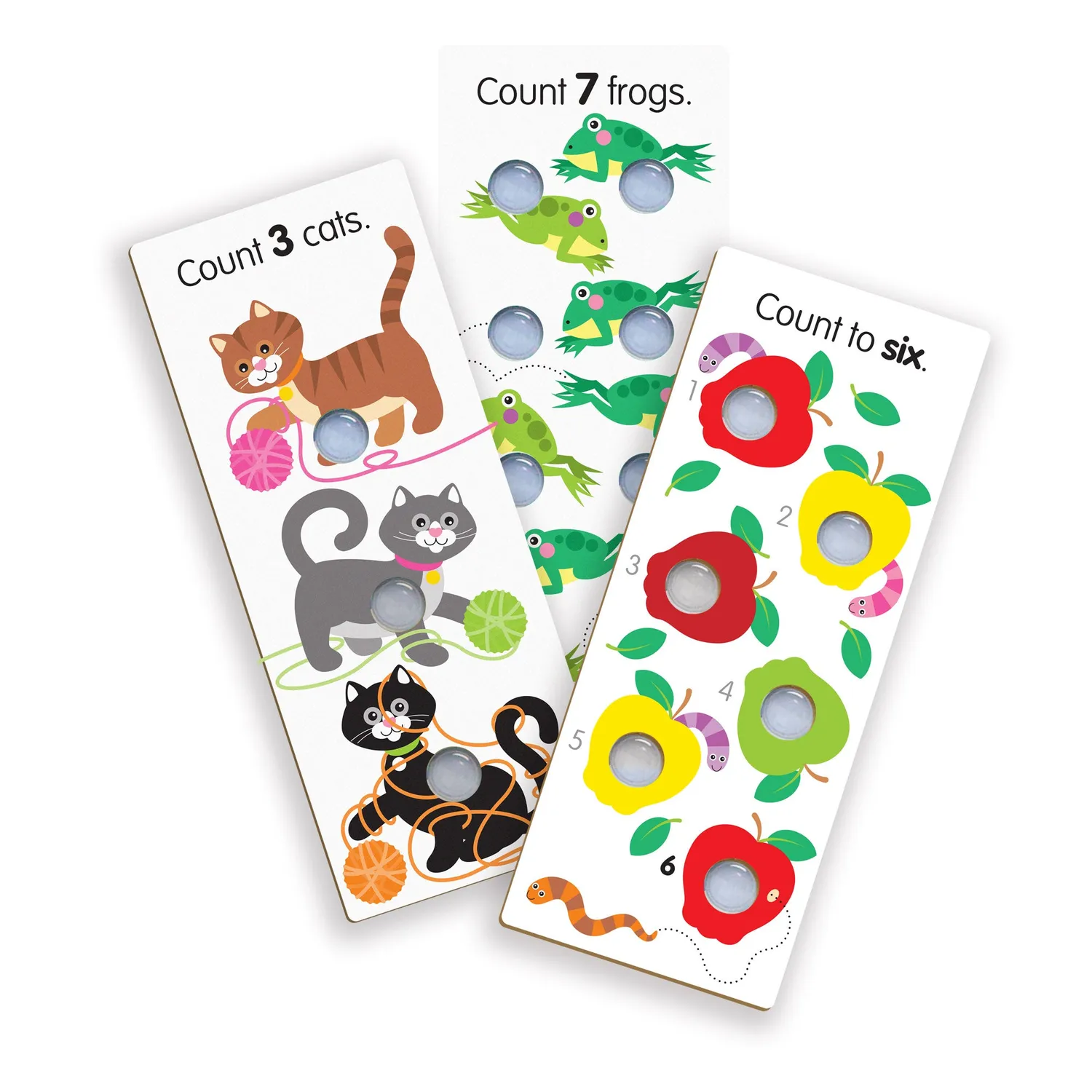 Melissa & Doug Poke-A-Dot Jumbo Zahlen-Lernkarten 13er-Set Klick