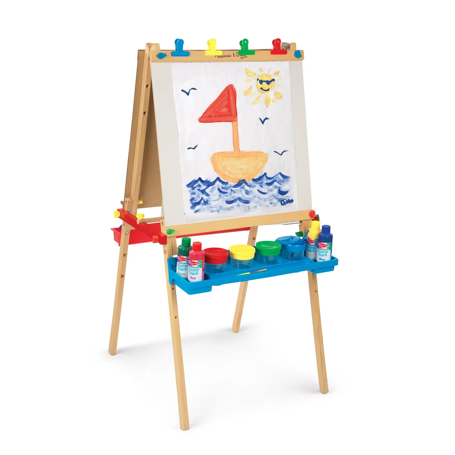 Melissa & Doug Staffelei Papierrolle weiß 23 m