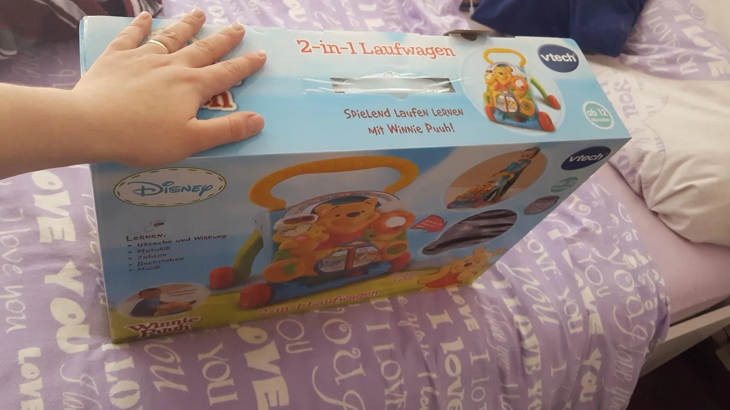 VTech Baby Winnie Puuh 2-in-1 Laufwagen Lauflernwagen Musik