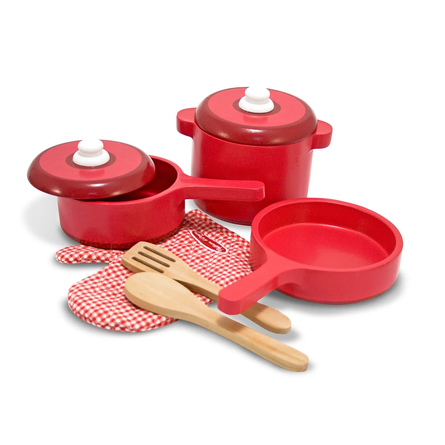 Melissa & Doug Küchen Zubehör Spielset Holz 8-teilig