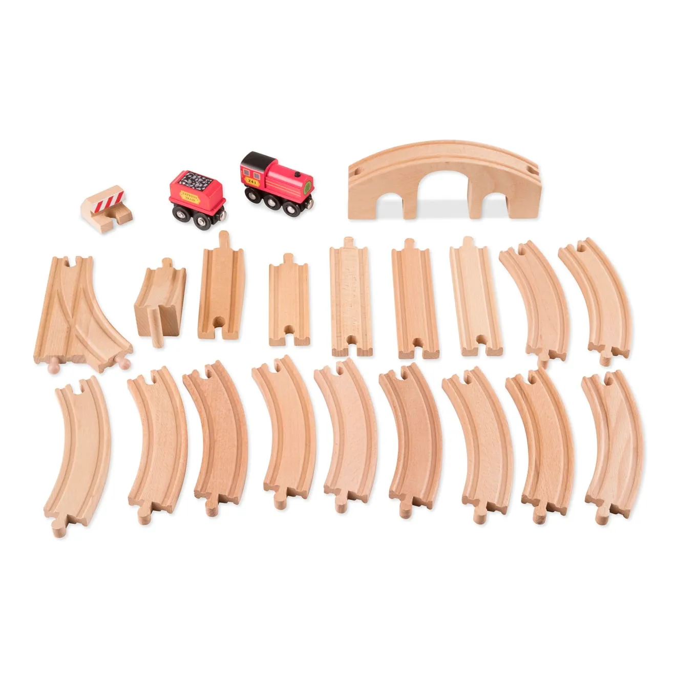 Melissa & Doug Figure 8 Holzeisenbahn 22 Teile