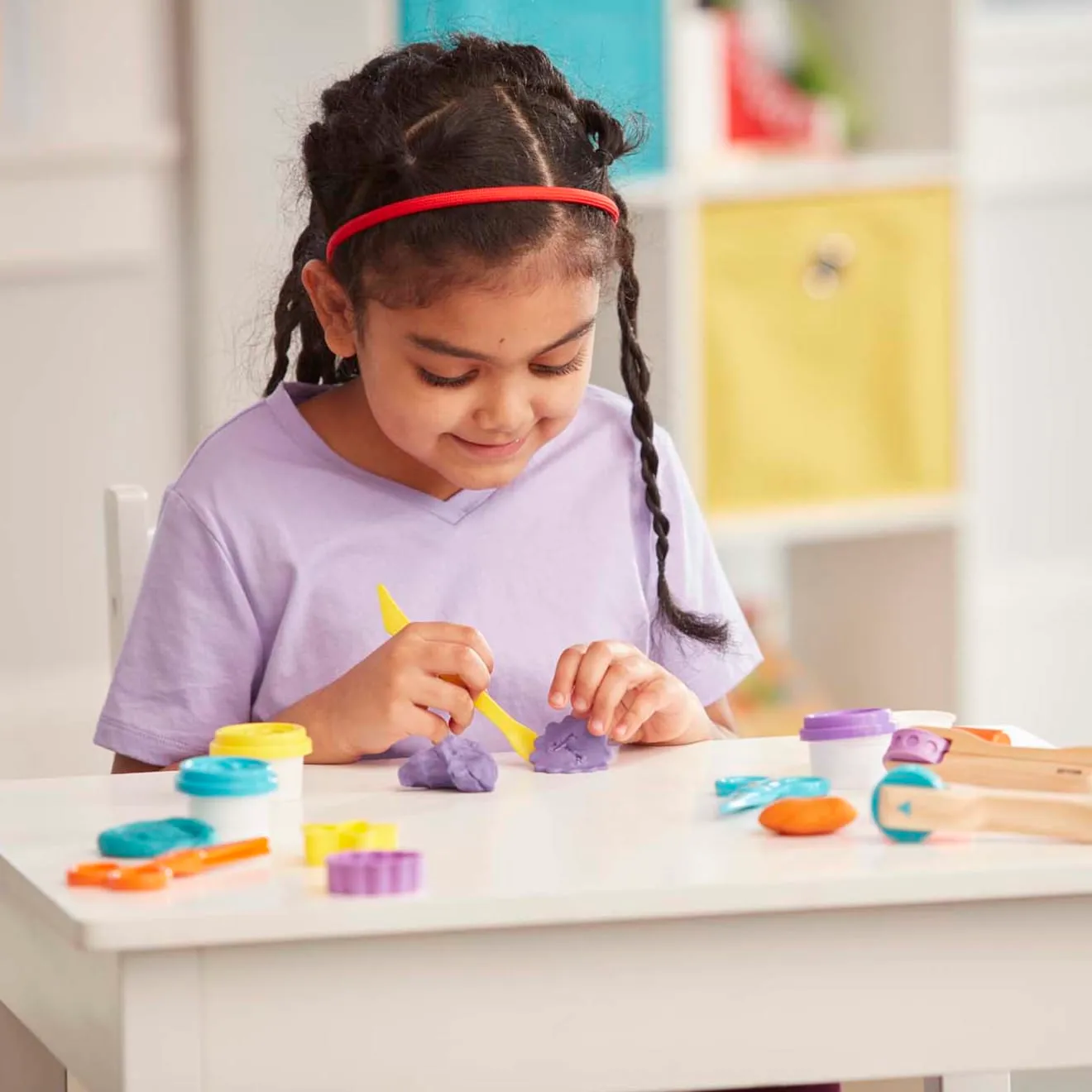 Melissa & Doug Created by Me! Knete Set 4 Farben 8 Tools
