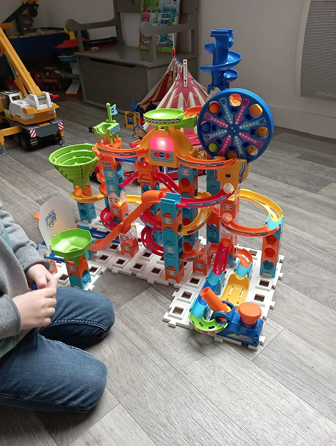 VTech Marble Rush Ultimate XL100 Murmelbahn 135 Teile mit Motor