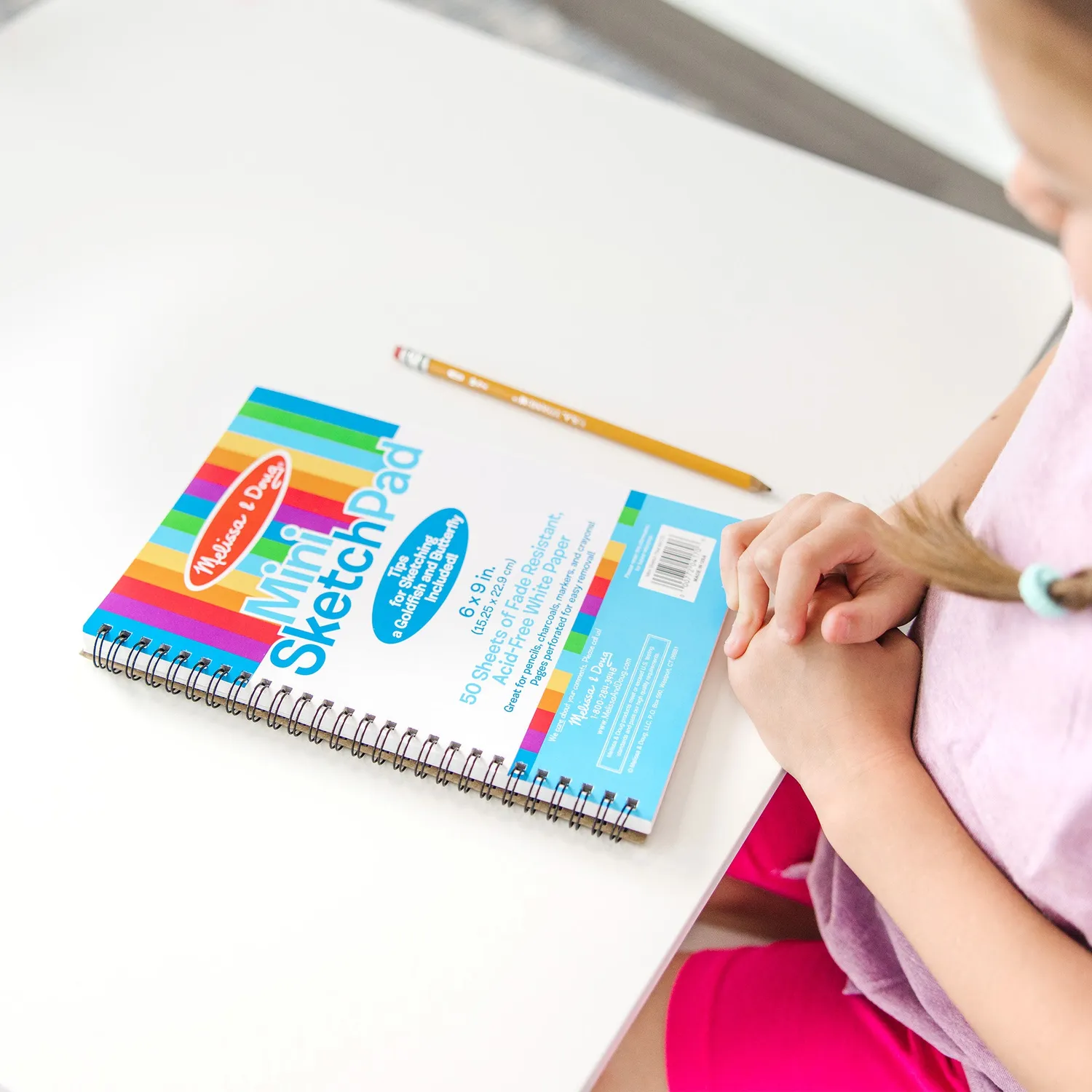 Melissa & Doug Mini Sketch Pad Skizzenblock 3er-Pack Profipapier
