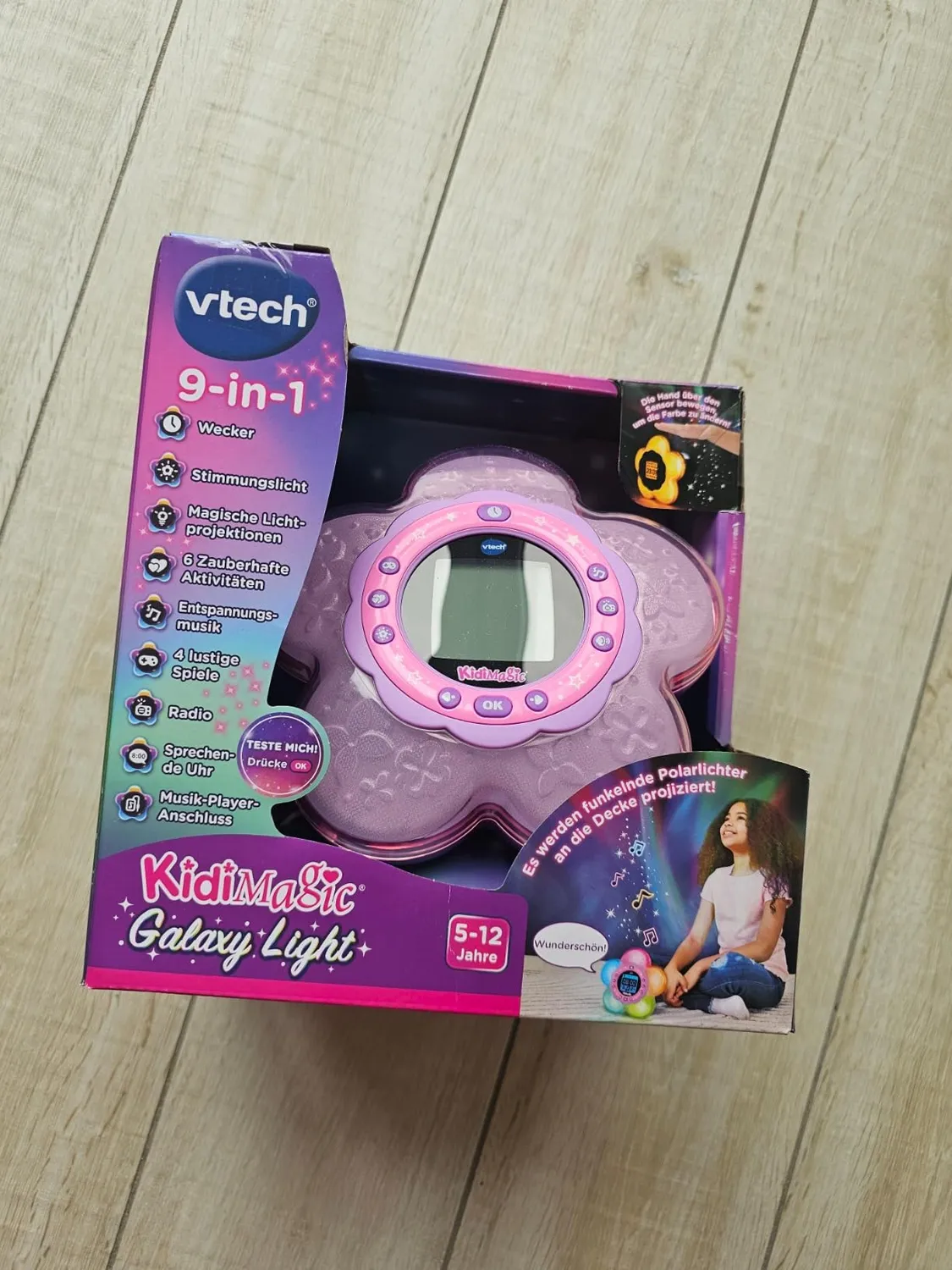 VTech KidiMagic Galaxy Light Kinderwecker Projektion