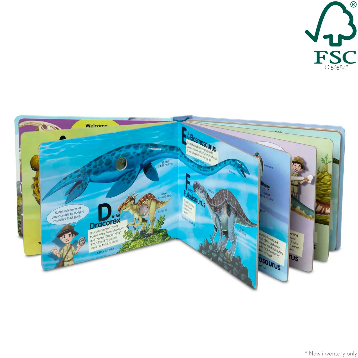 Melissa & Doug Poke-a-Dot Dinosaurs Buch Dinos A-Z