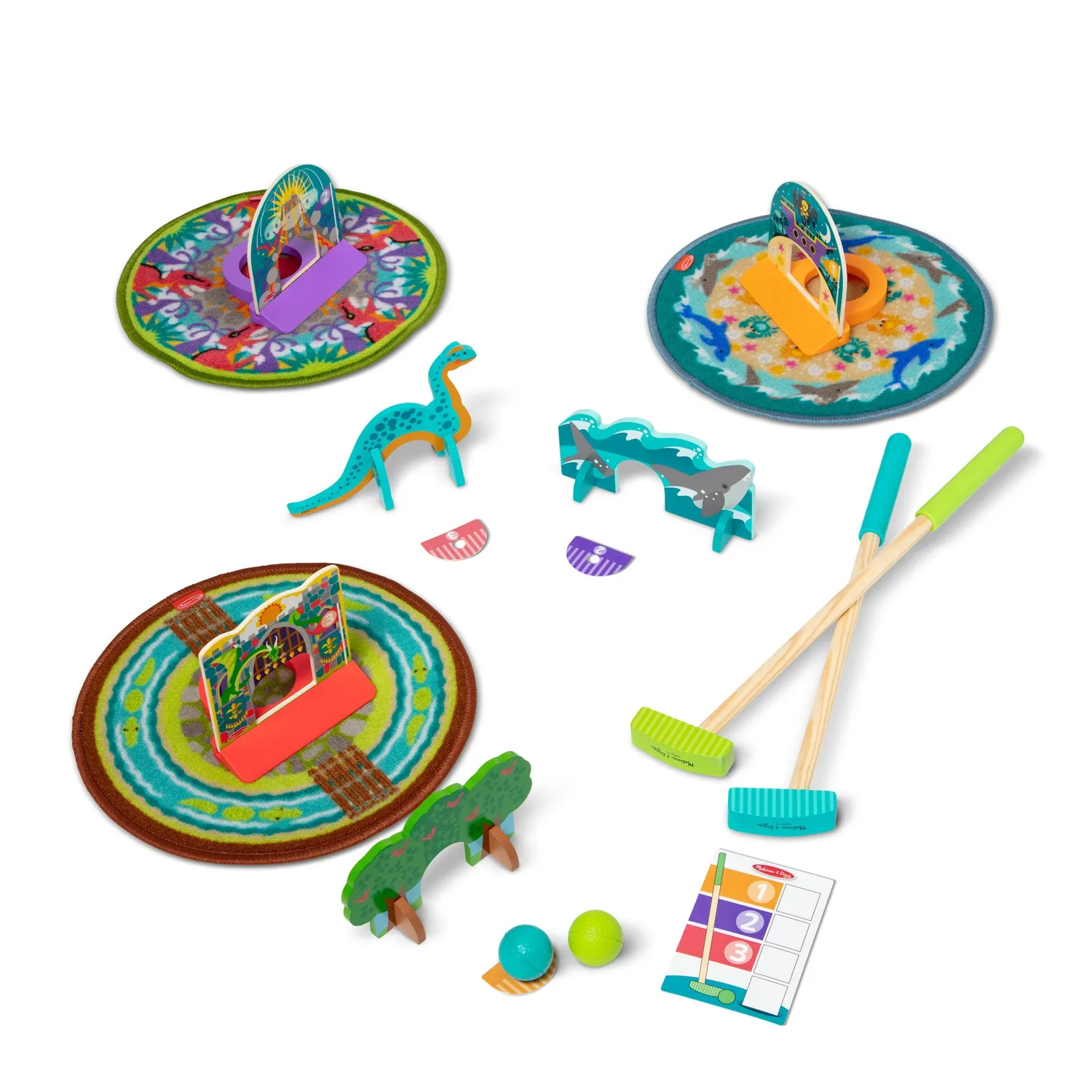 Melissa & Doug Fun at the Fair Minigolf Spielset Holz