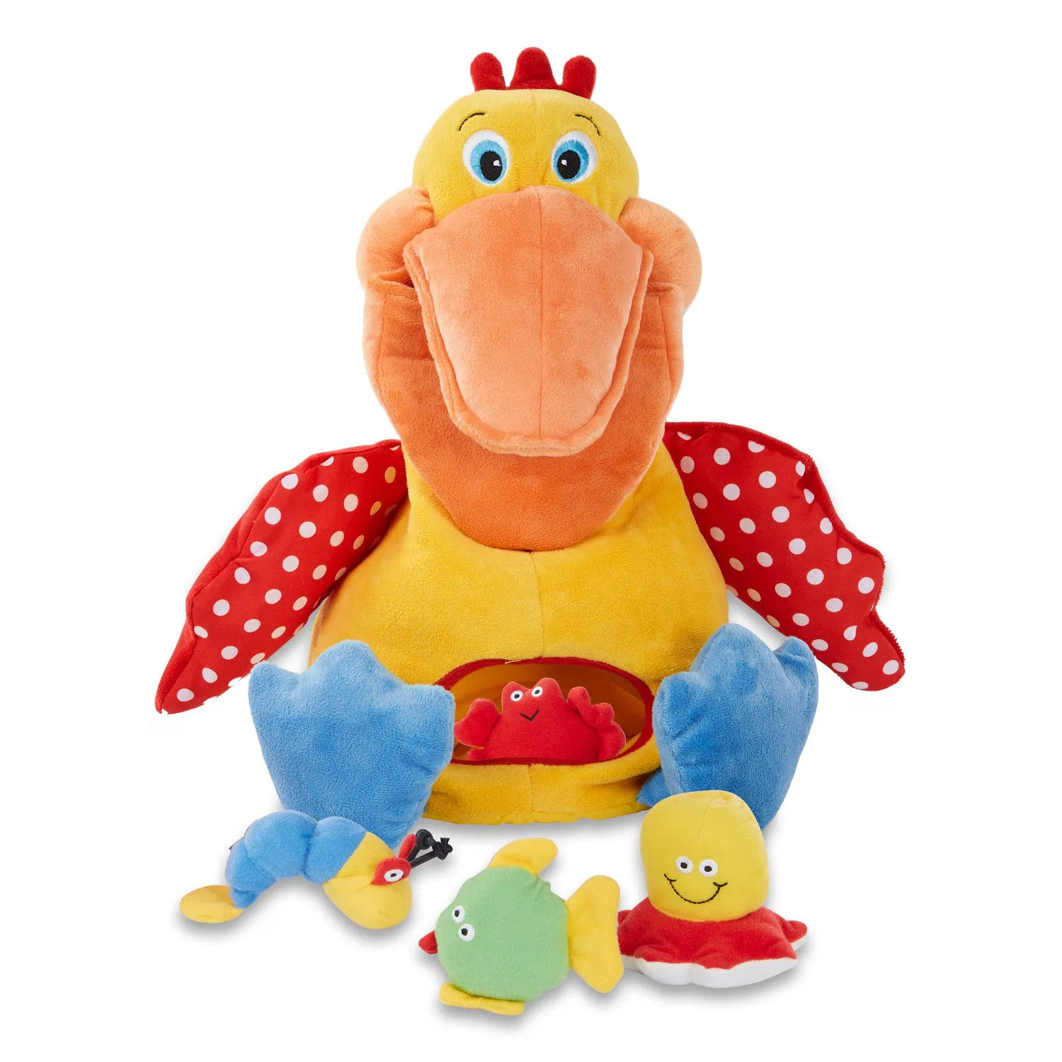 Melissa & Doug Hungry Pelican Plüsch Motorikspielzeug Babys