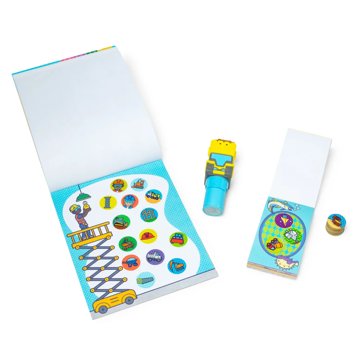 Melissa and Doug Sticker WOW Bulldozer Sticker-Set Bundle 500
