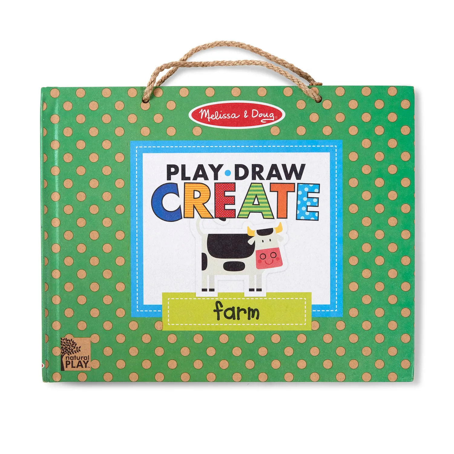 Melissa & Doug Natural Play Farm Malset magnetisch ab 3 Jahre