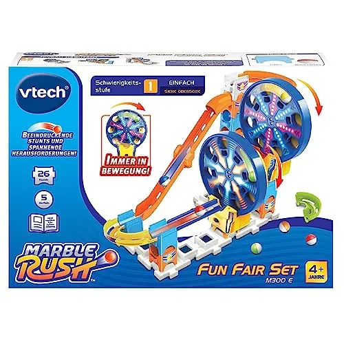 VTech Marble Rush Fun Fair Set M300 E Murmelbahn 24-tlg