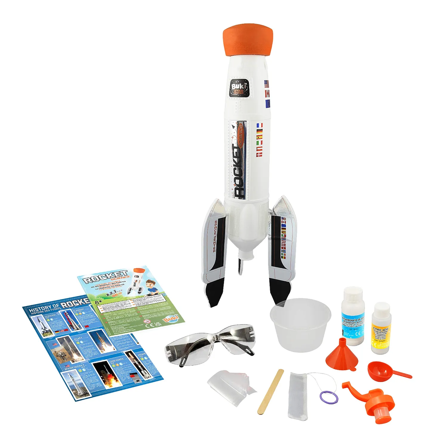 Buki France 2166 Space Rocket Rakete Experiment 15 m ab 8 Jahre