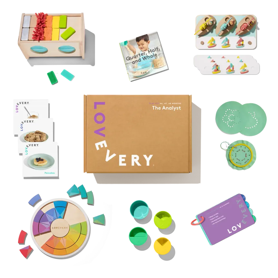 Lovevery Play Kits Analysten-Set Lernspiel deutsch 4 Jahre