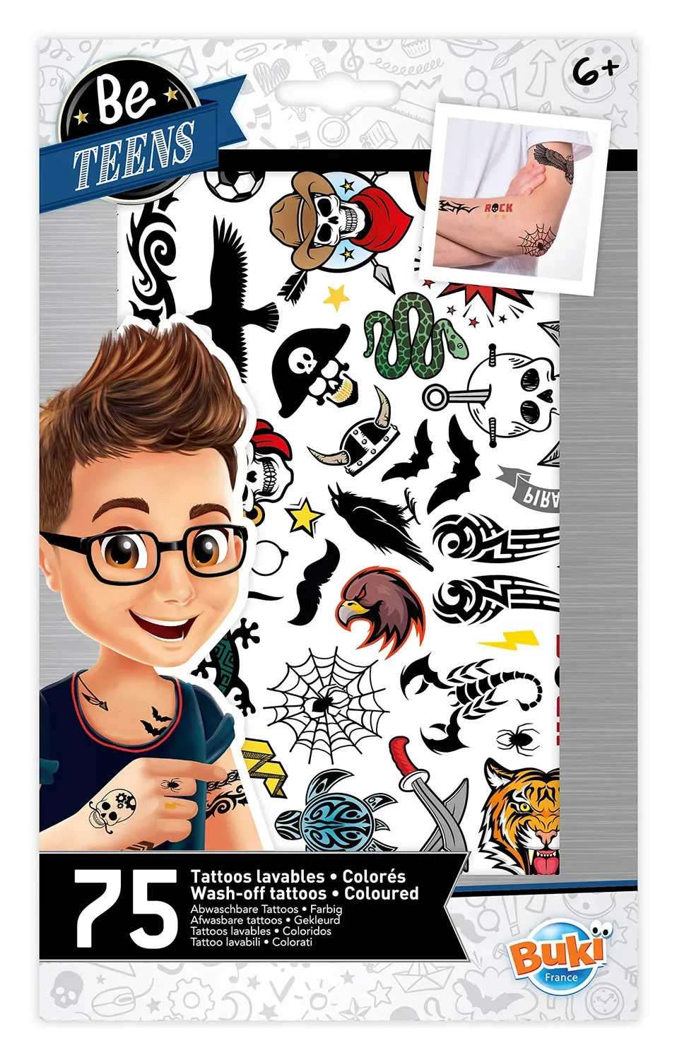 Buki TA006 Tattoos 75 Stück abwaschbar