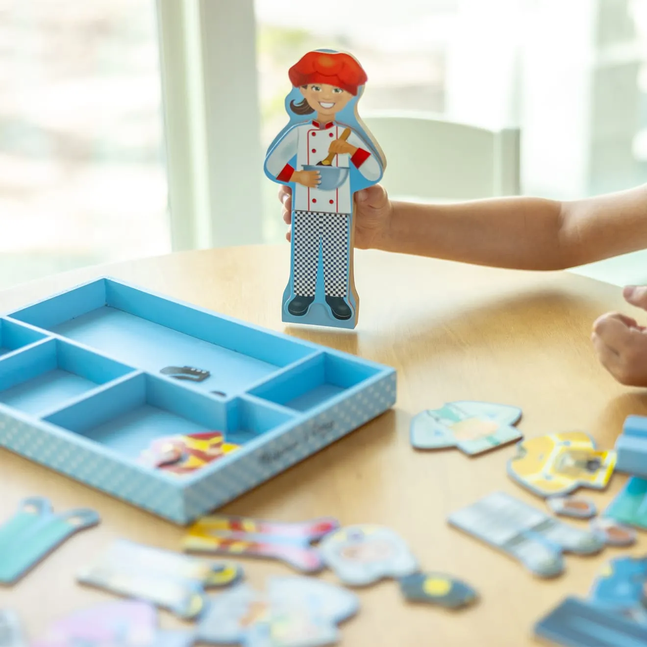 Melissa and Doug Julia Anziehfigur Magnetspiel Berufe 24tlg