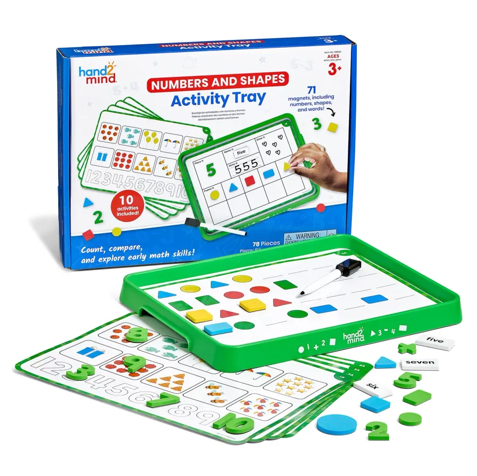 Learning Resources Zahlen & Formen Tablett Magnetspiel Vorschule