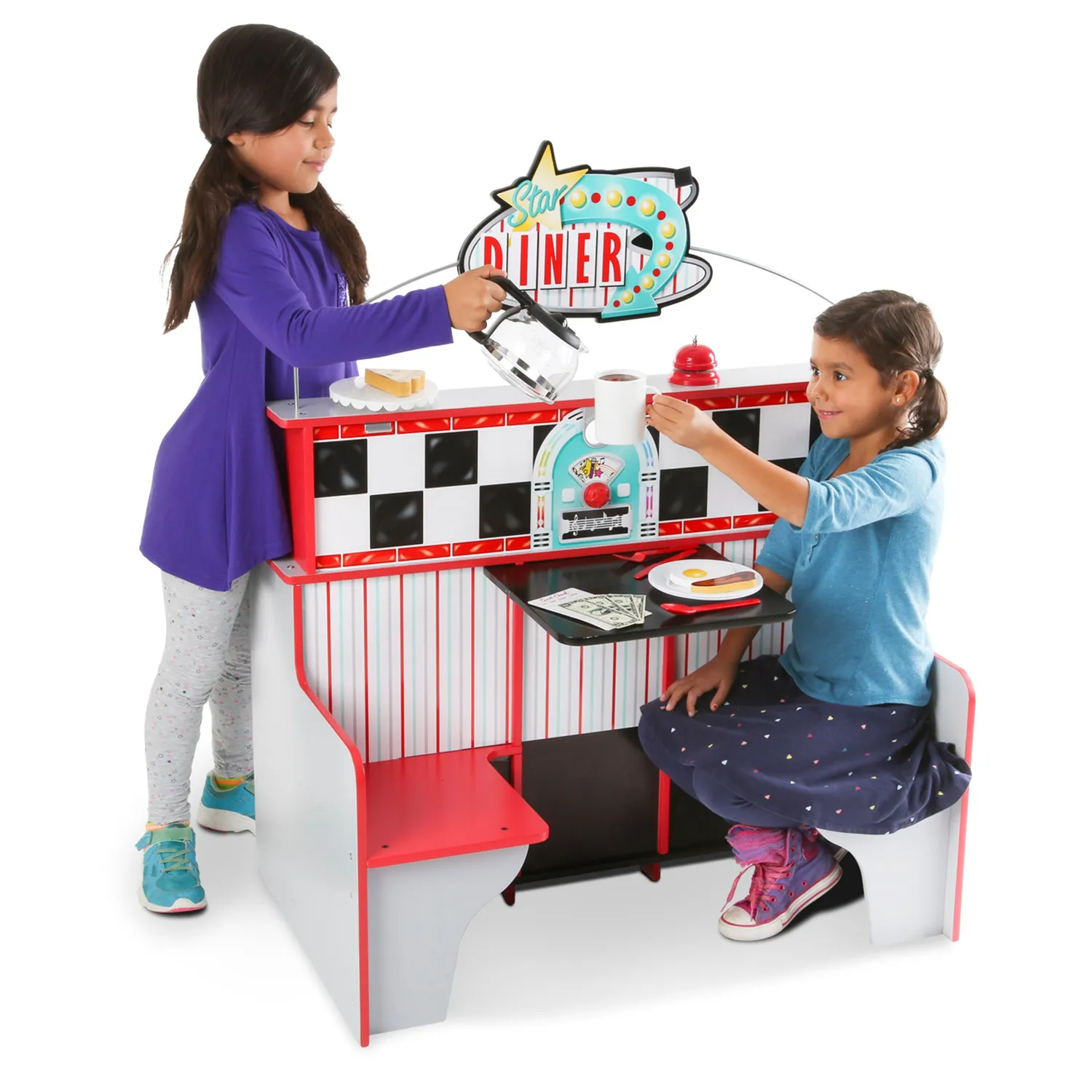 Melissa & Doug Star Diner Restaurant Spielküche Holz