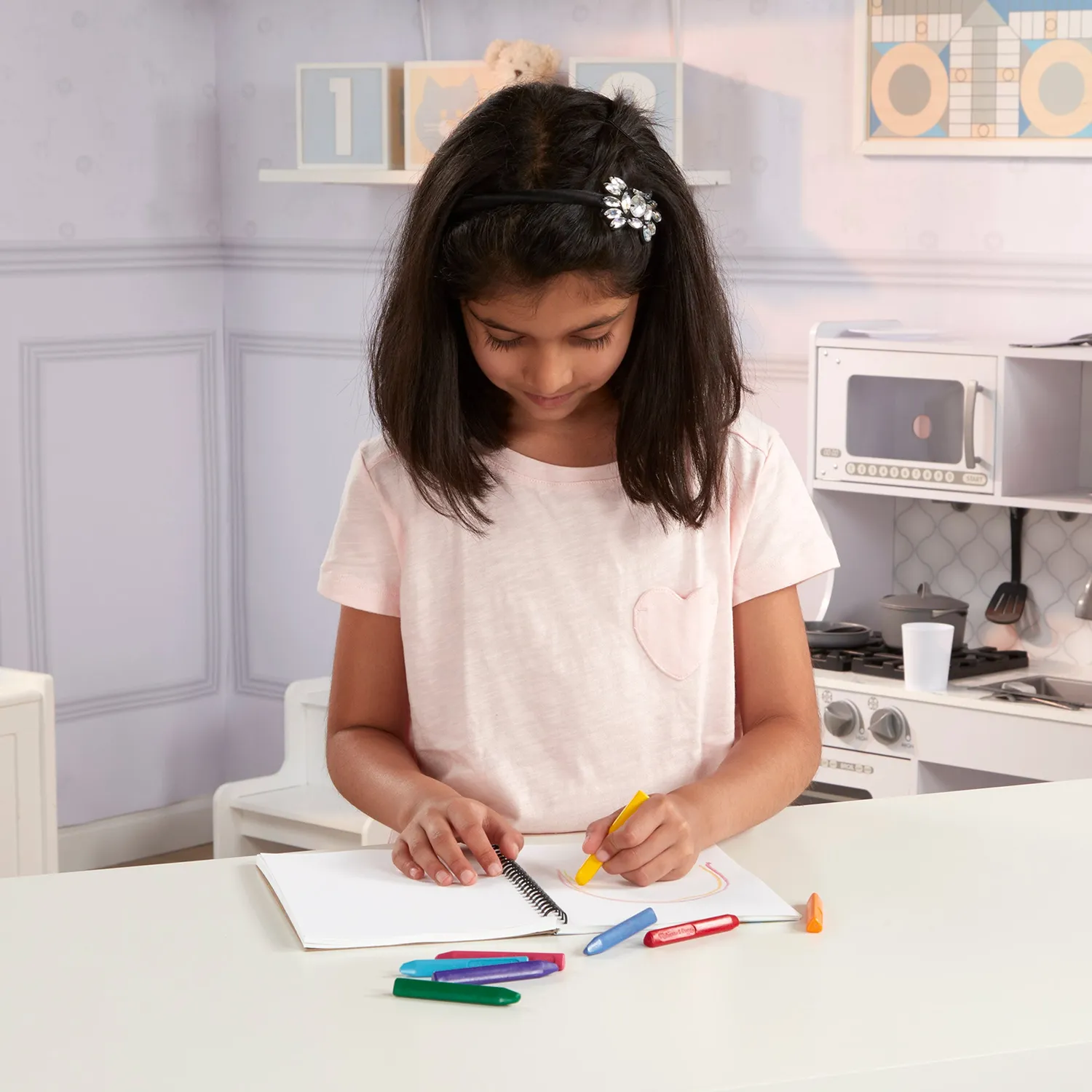 Melissa & Doug Mini Sketch Pad Malblock 4er-Pack säurefrei