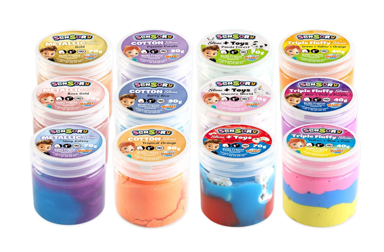 Buki D169 Slime Überraschungstopf Schleim 1 Topf Sammelmodell