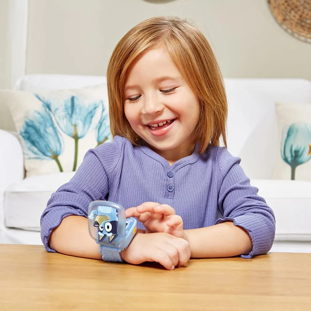 VTech Bluey interaktive Kinderuhr französisch mit Spielen