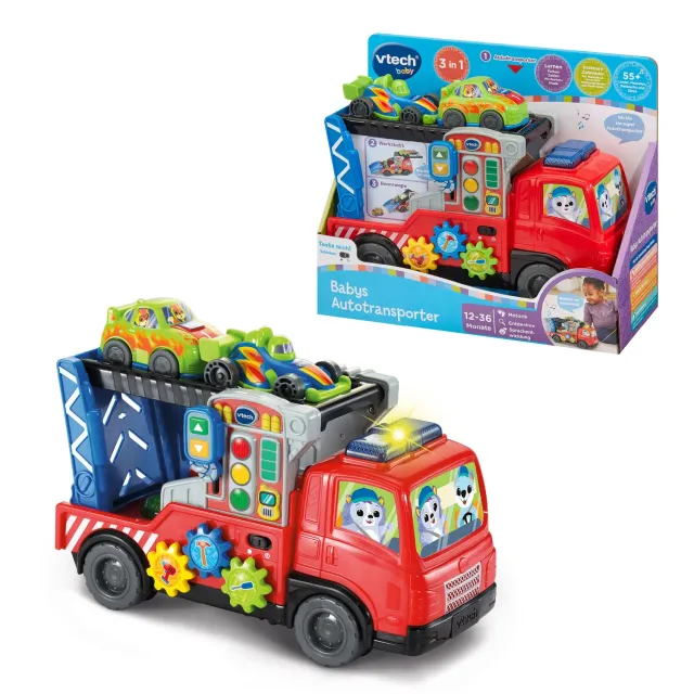 VTech Baby Autotransporter Abschleppwagen mit 2 Autos