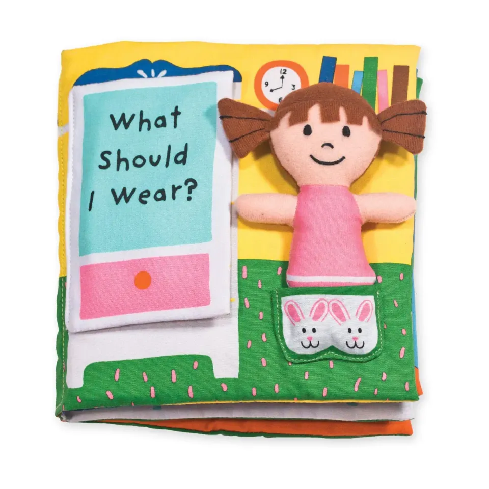 Melissa & Doug K's Kids Stoffbuch Anziehen Baby