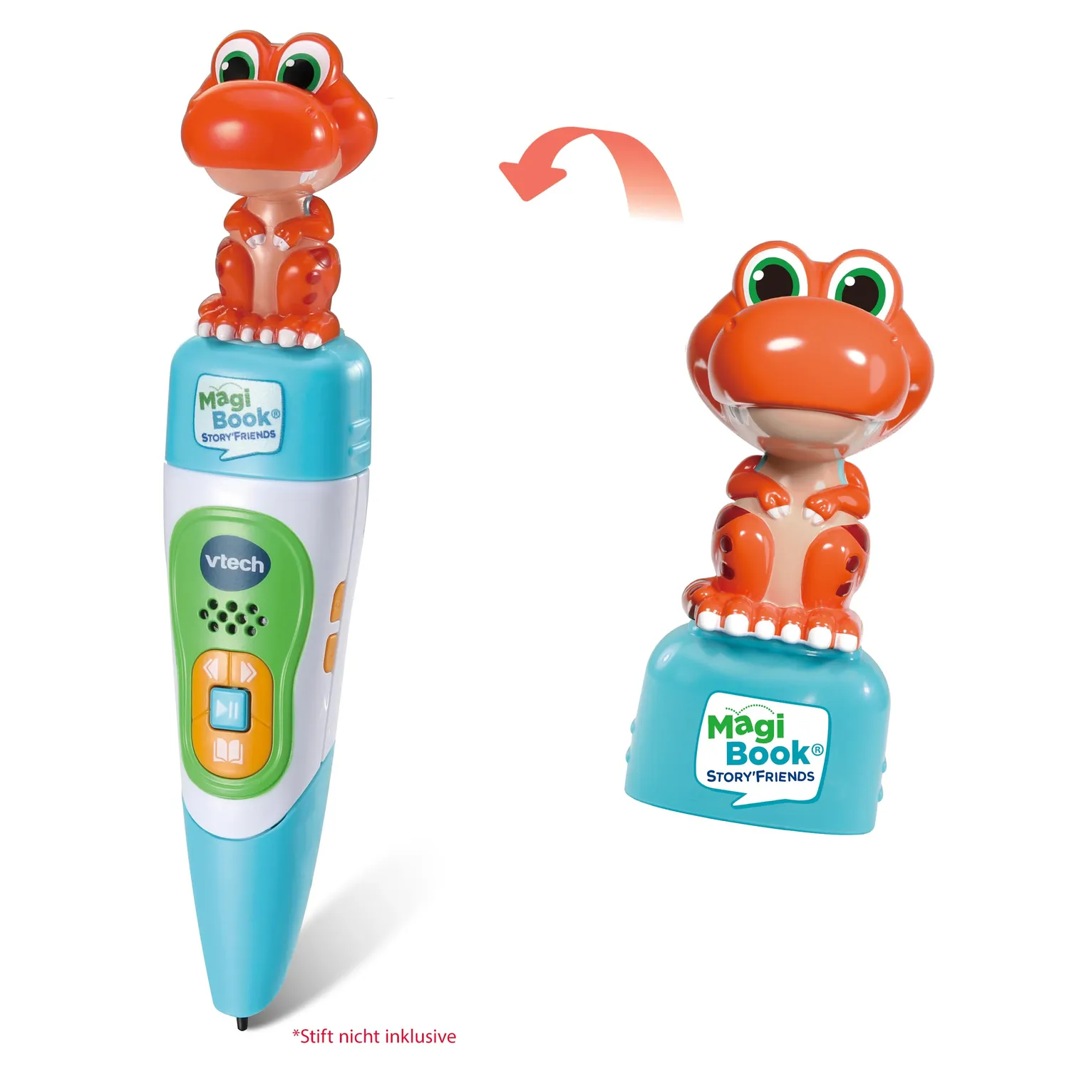 VTech MagiBook Formen und Farben Lernbuch Stufe 1 mit Dino